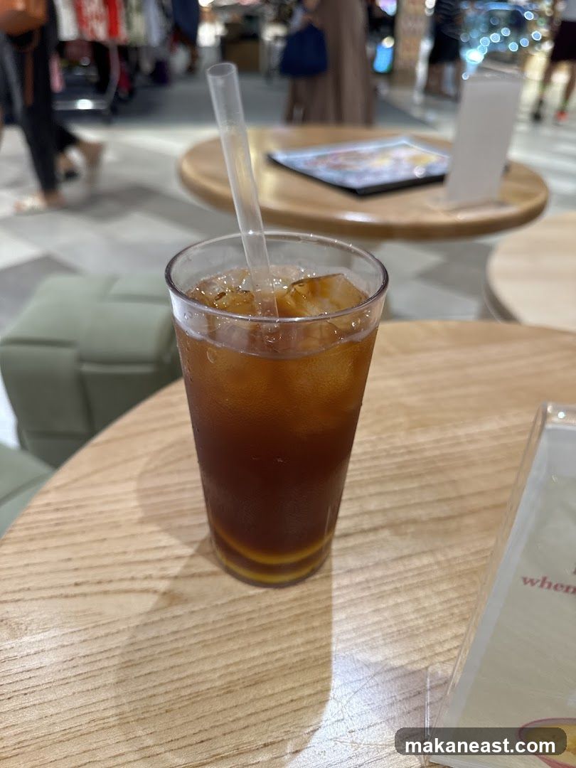 Iced Drink with Orange Slices