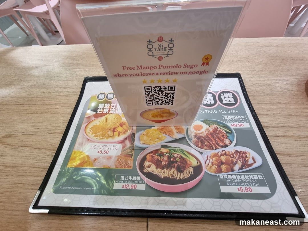 Xi Tang All Star Menu
