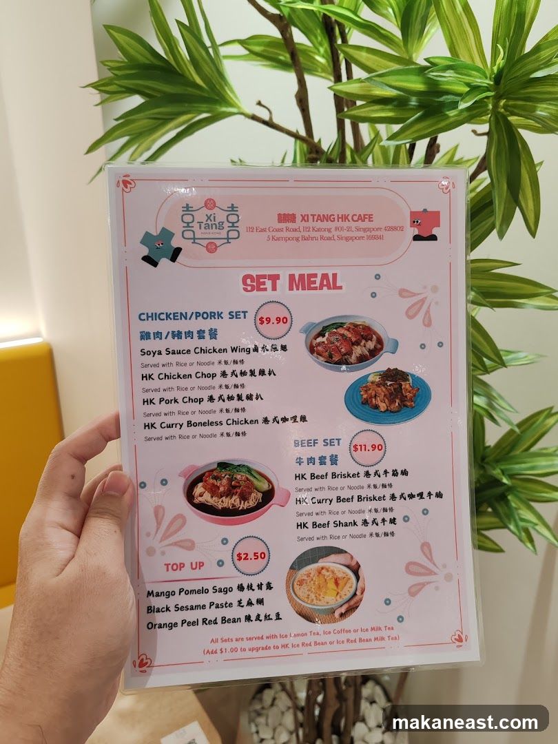 XI TANG HK CAFE SET MEAL