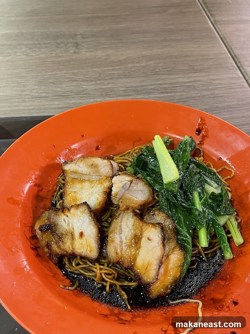 Noodles with Roasted Pork and Greens
