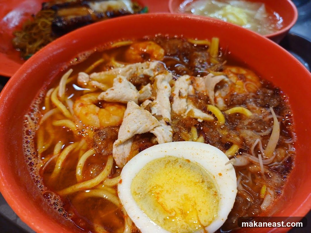 Noodle Soup with Shrimp and Egg