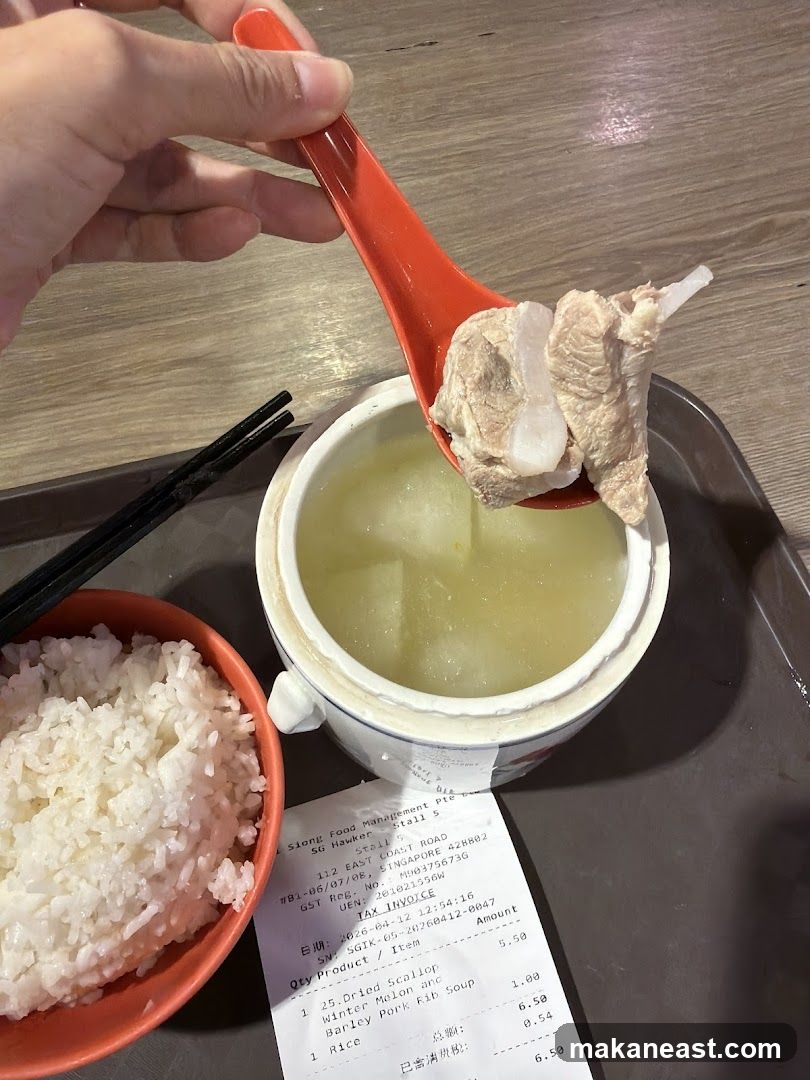 Meal with Receipt