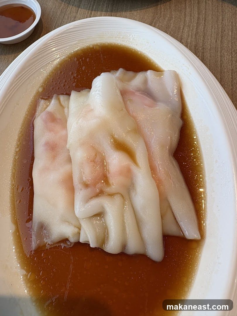 Shrimp Rice Noodle Rolls