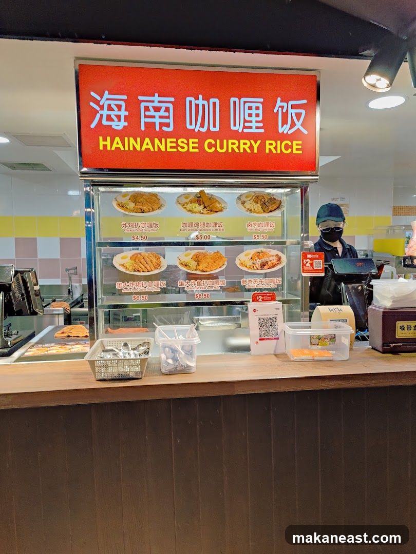 Hainanese Curry Rice Stall