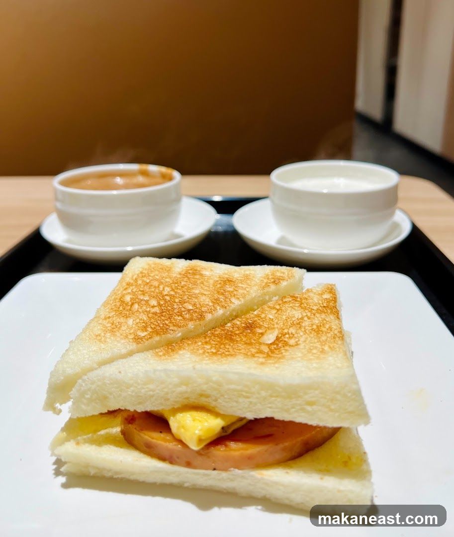 Sandwich and Drinks