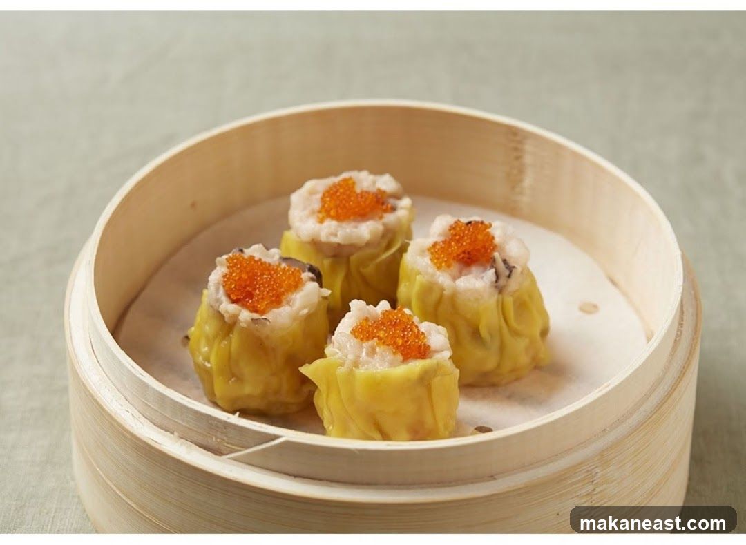 Steamed Dumplings with Roe