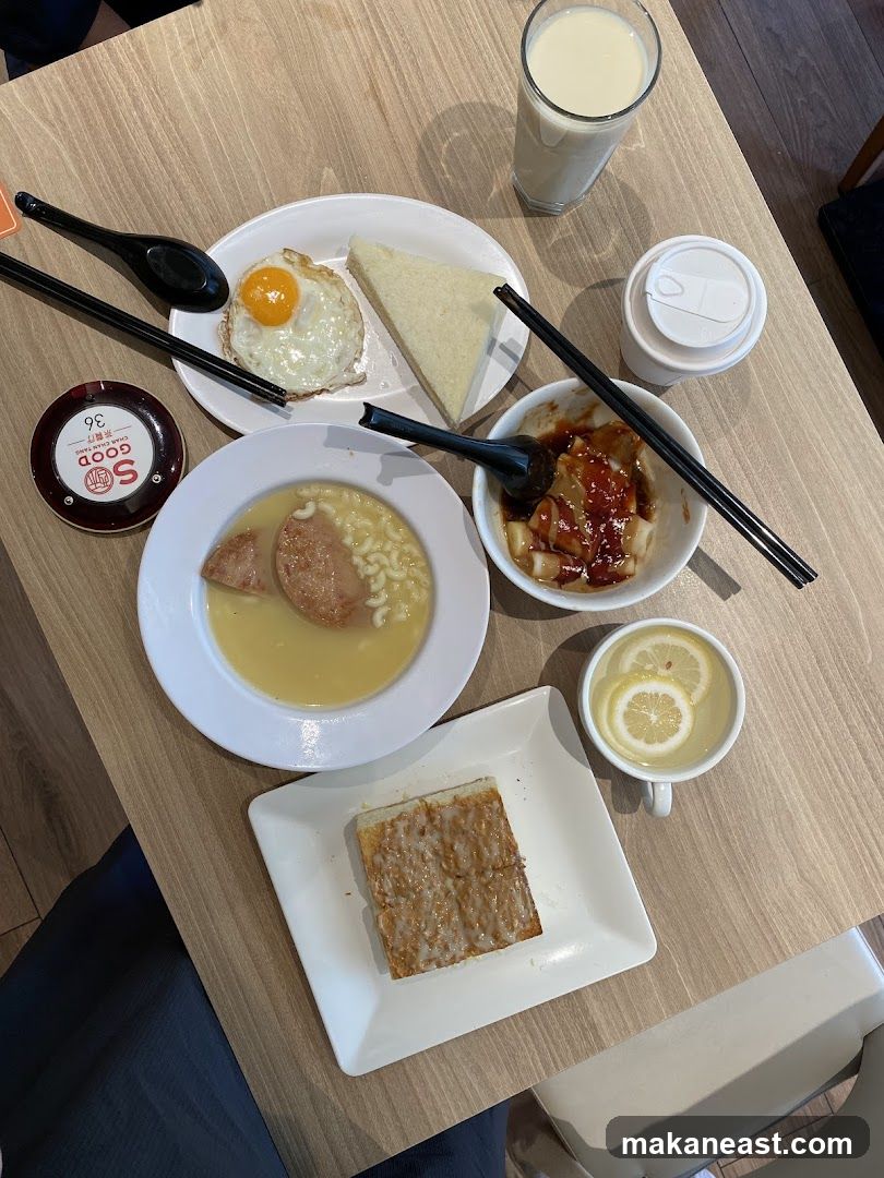 Hong Kong Style Breakfast