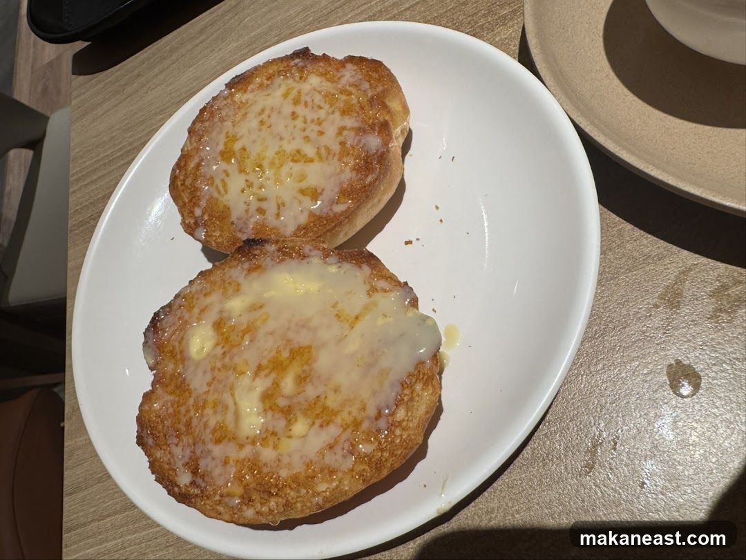 Toasted Bread with Condensed Milk