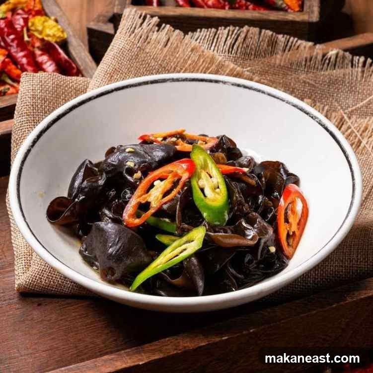 Wood Ear Mushroom Salad