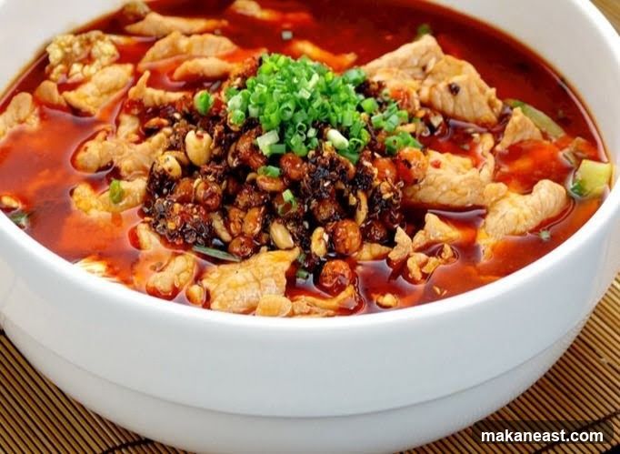 Spicy Sliced Pork Soup