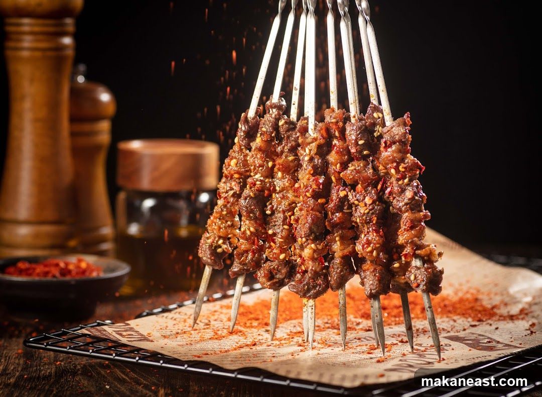 Spicy Lamb Skewers