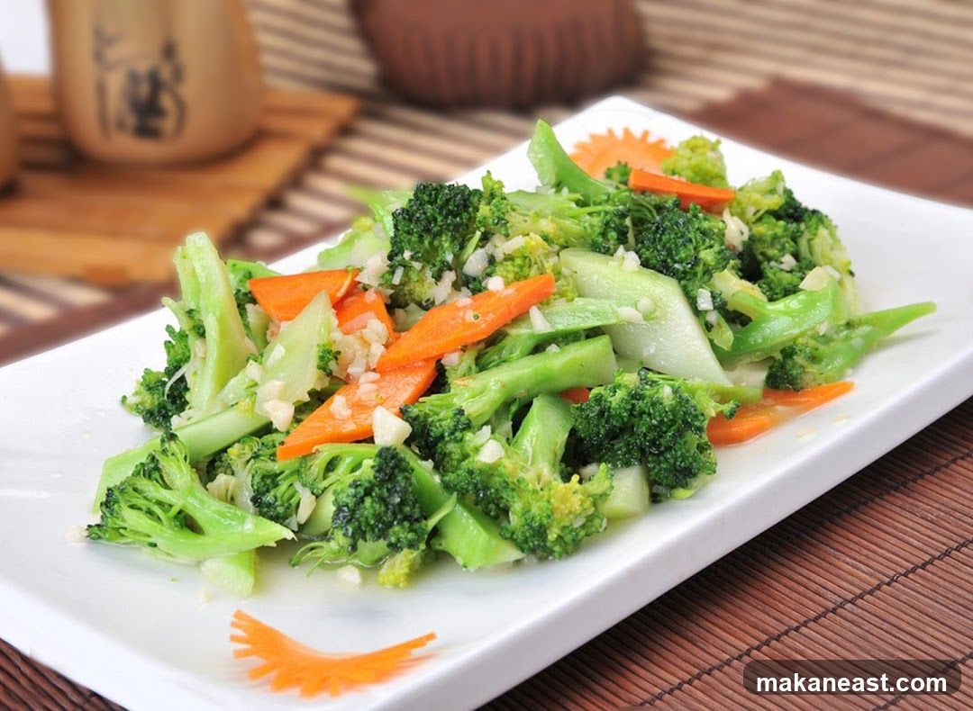 Stir-fried Broccoli and Carrots