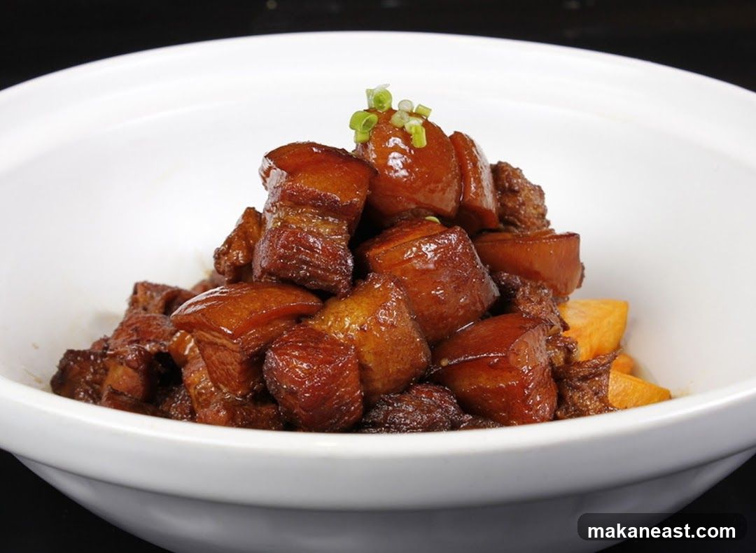 Braised Pork Belly with Sweet Potato