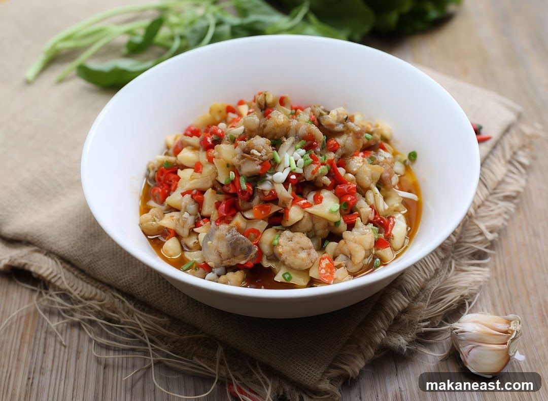 Spicy Frog Dish