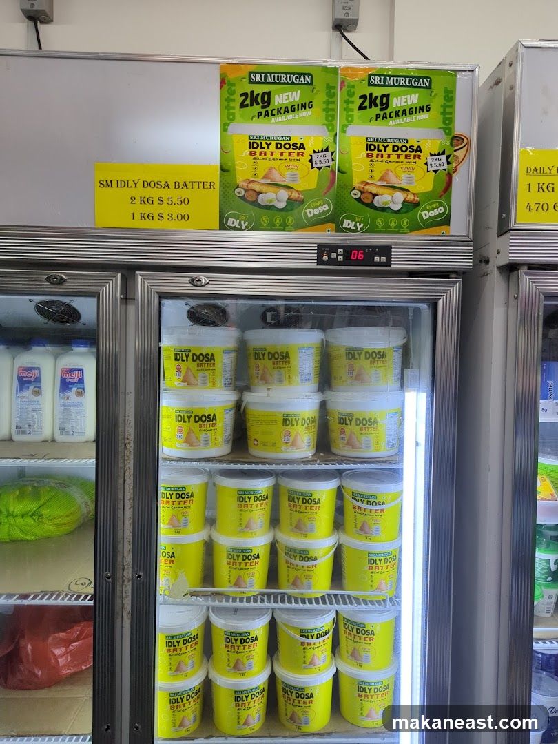 Refrigerated Display of Idly Dosa Batter