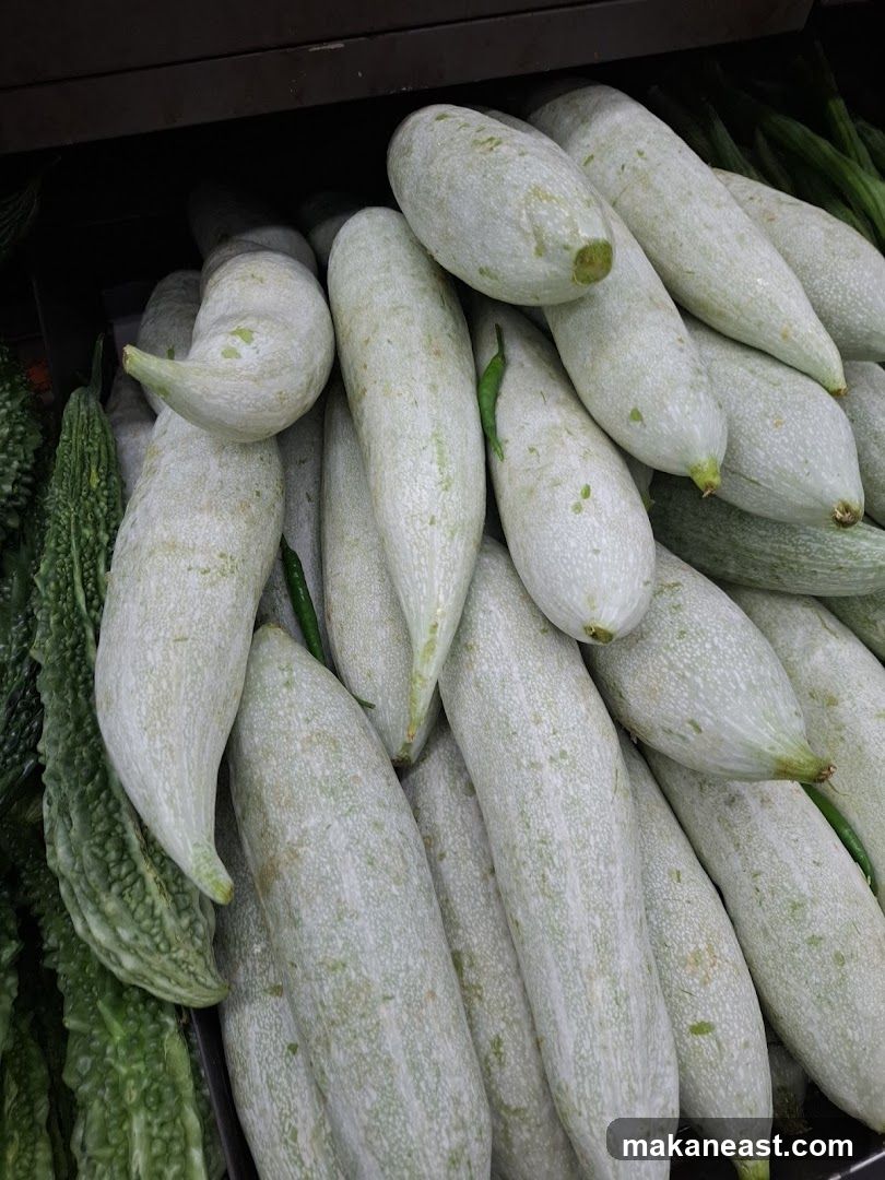 Snake Gourds and Bitter Melons