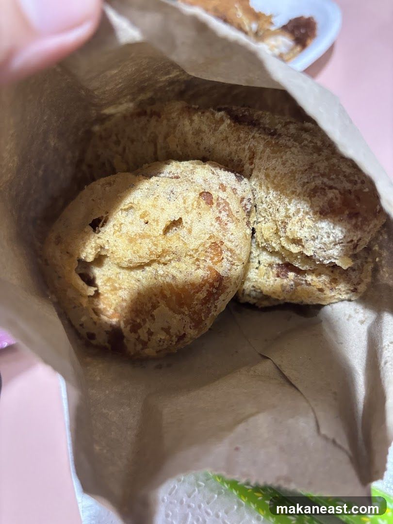 Fried Food in Paper Bag