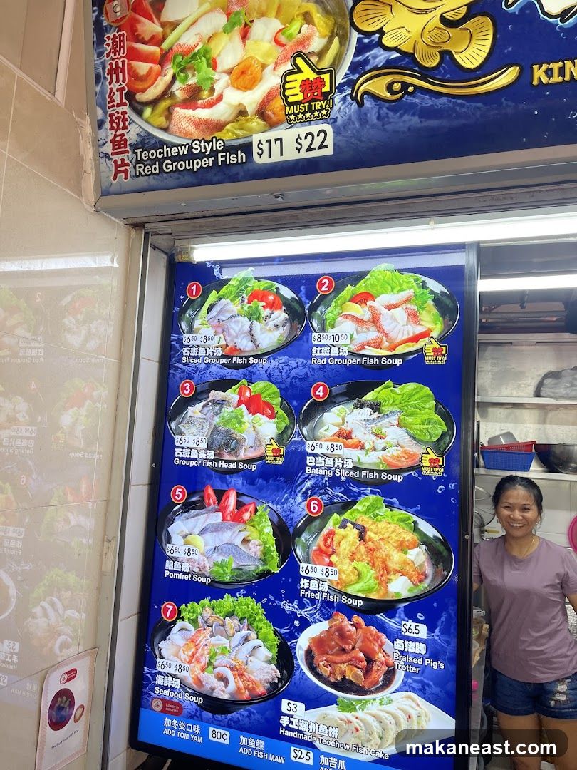 Fish Soup Menu