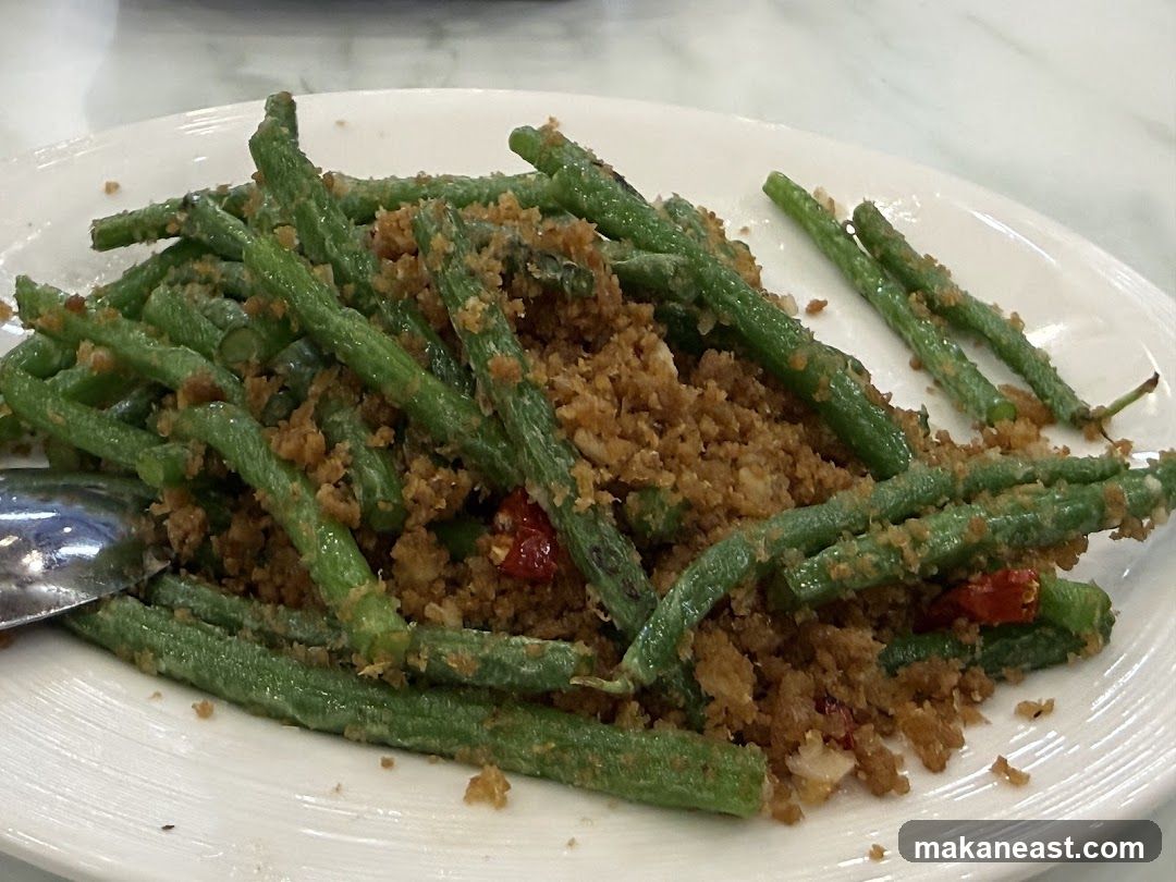 Green Beans with Toppings