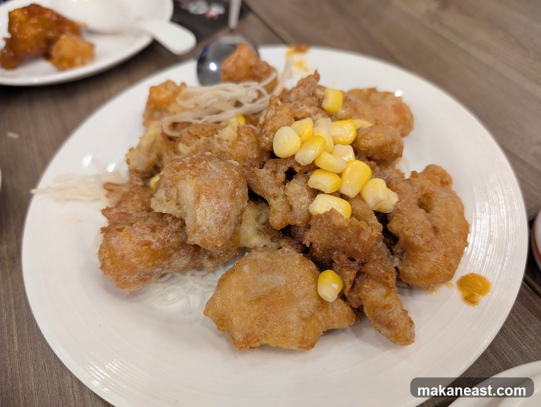 Fried Chicken with Corn