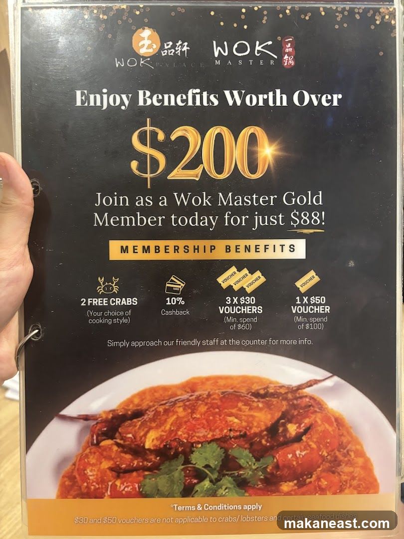 Wok Master Membership Benefits