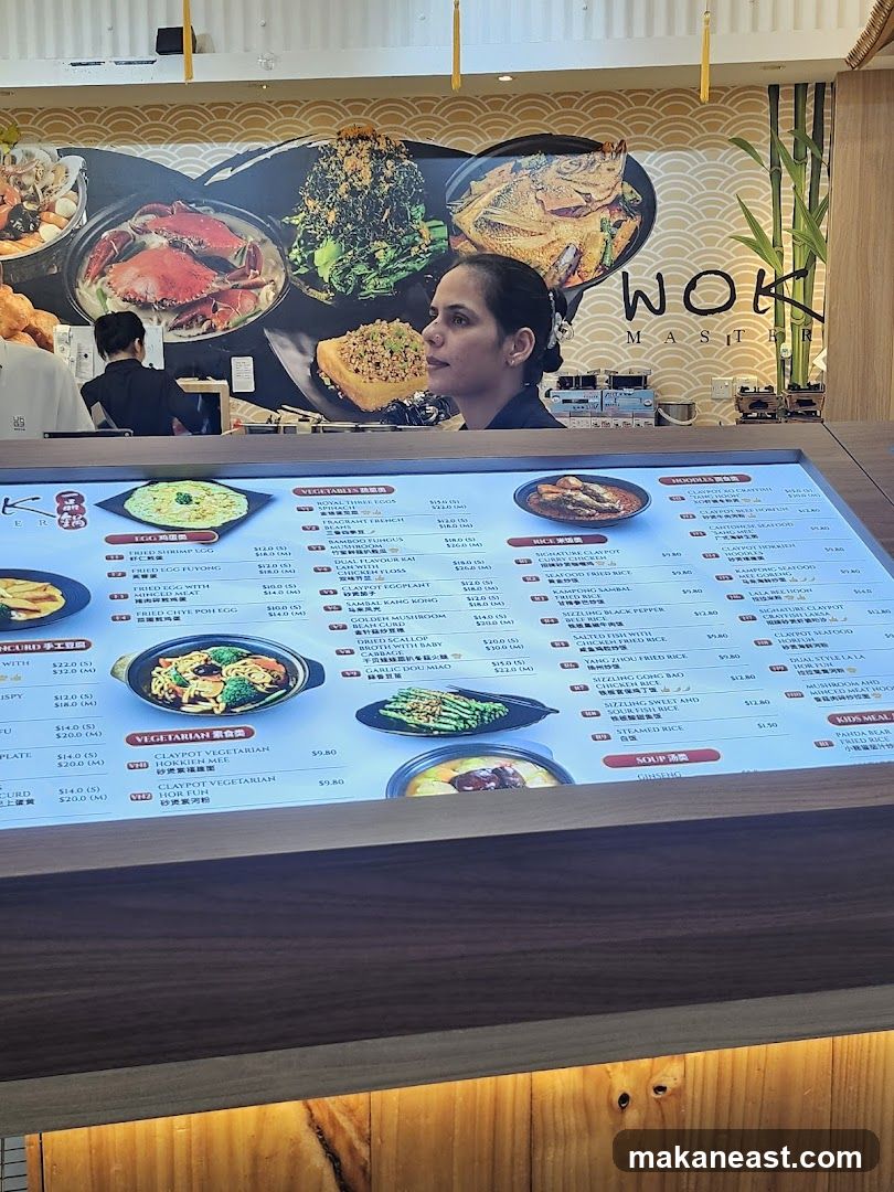 WOK MASTER Menu