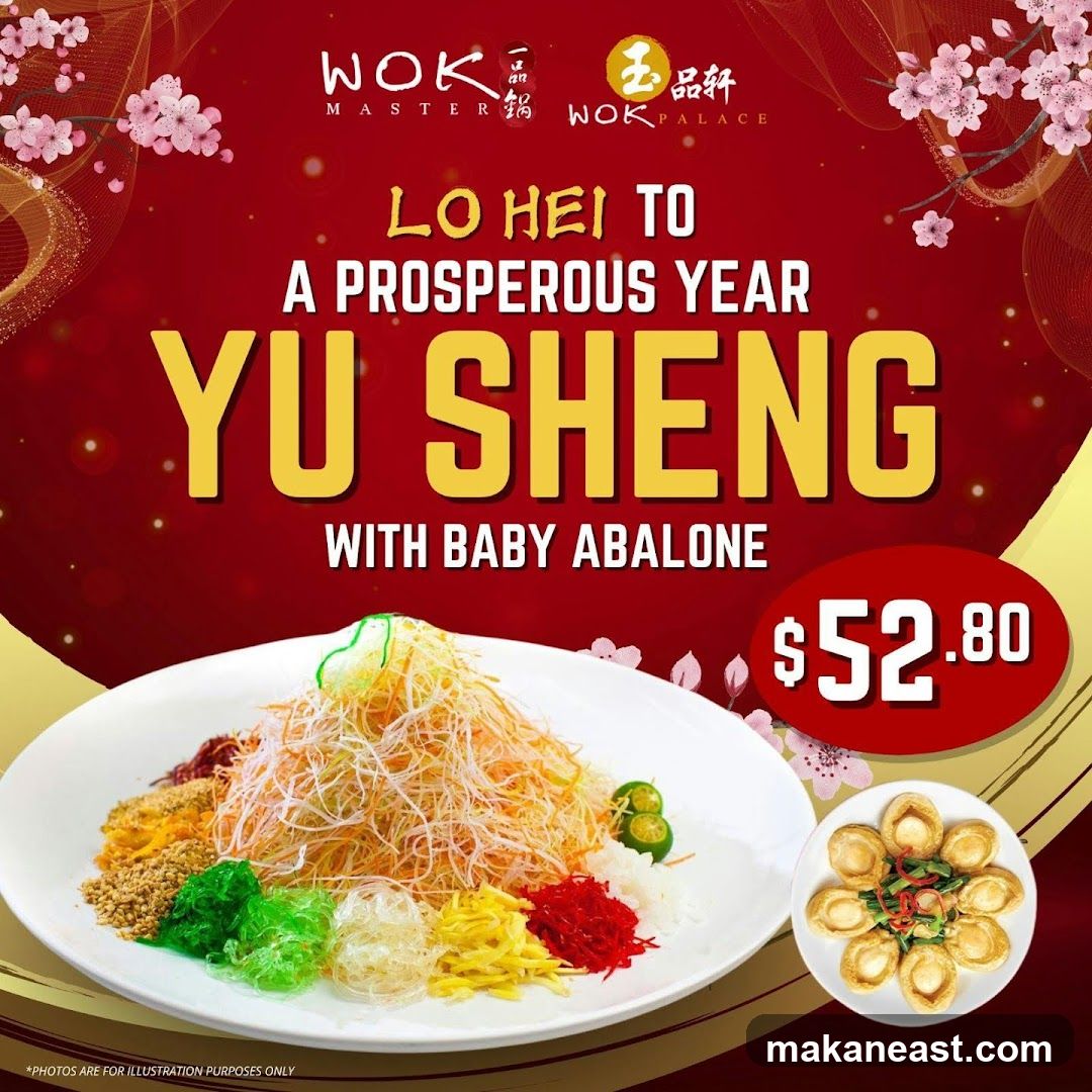 Yu Sheng with Baby Abalone