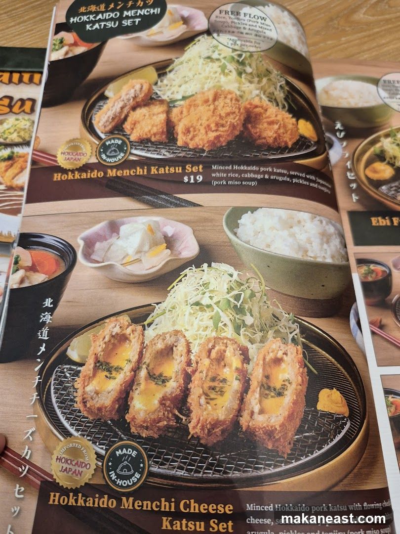 Hokkaido Menchi Katsu Set