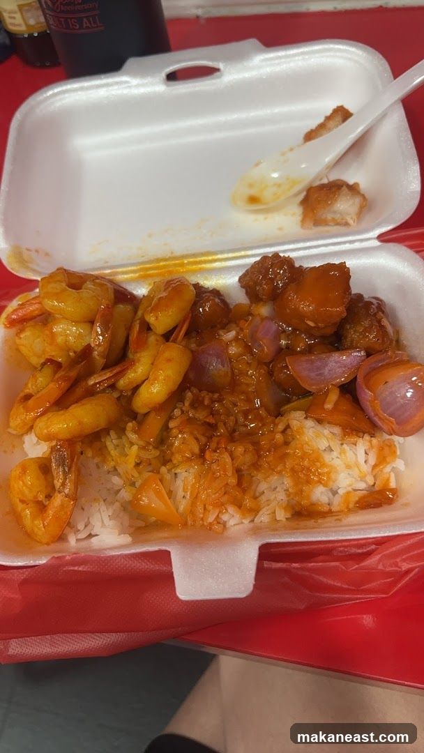 Shrimp and Pork Rice Box