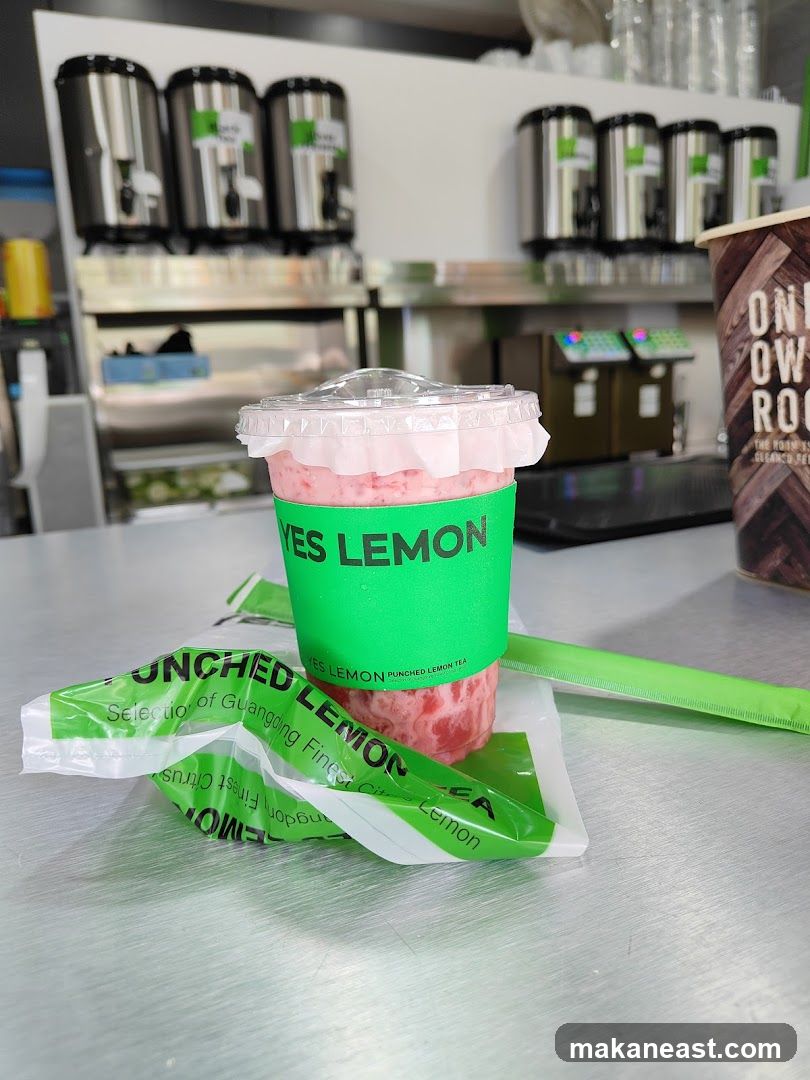 Pink Drink with Green Sleeve
