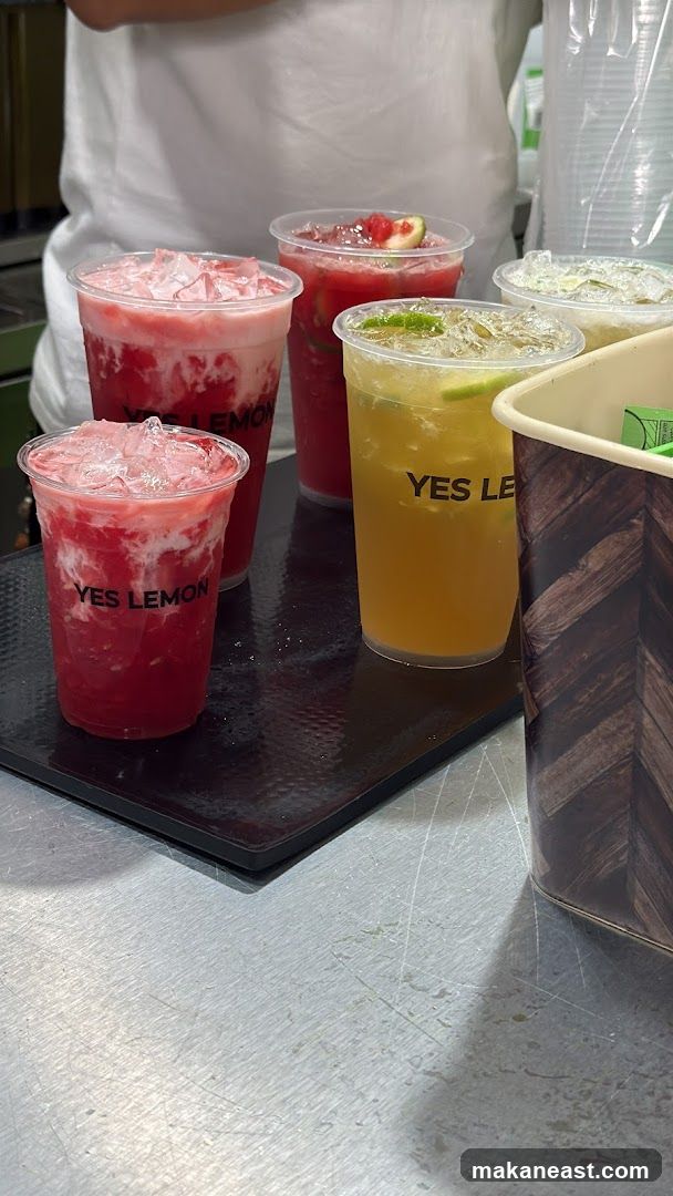 Assortment of Iced Drinks