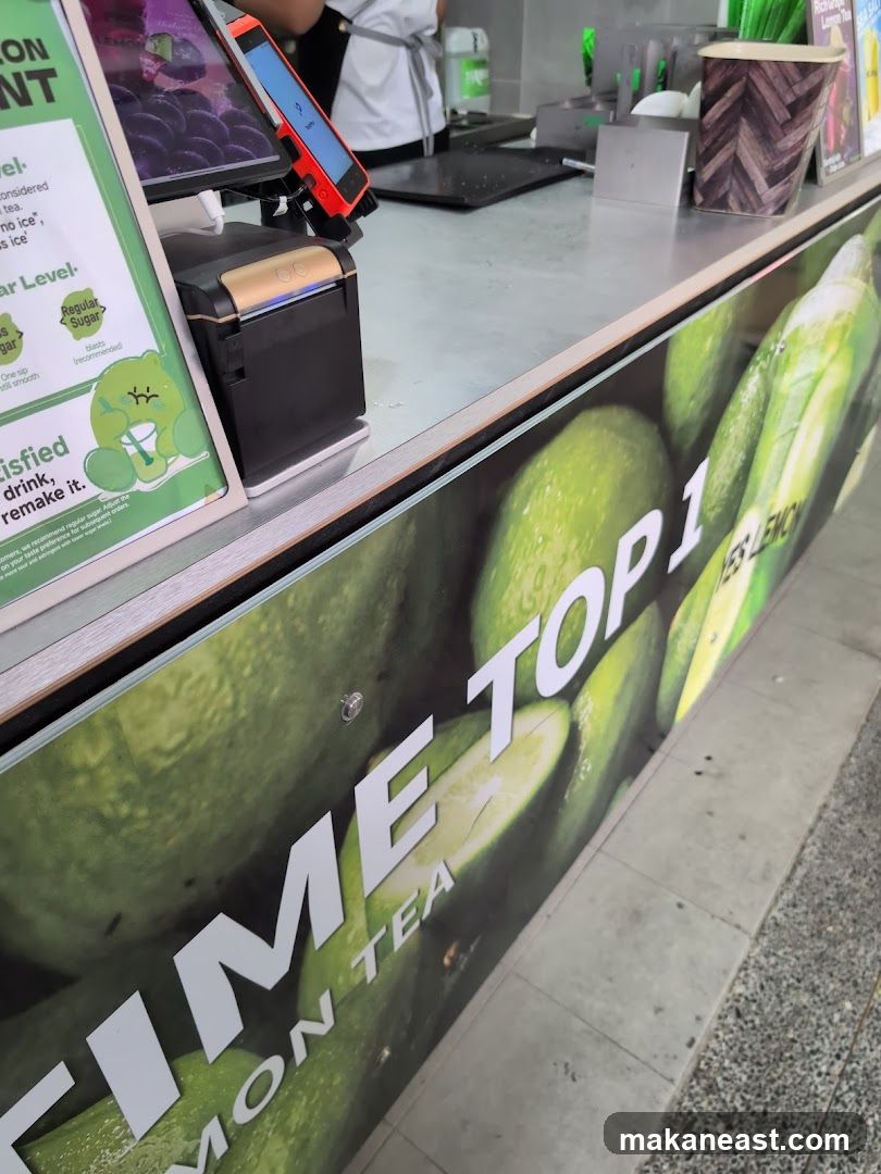 Lime Lemon Tea Counter