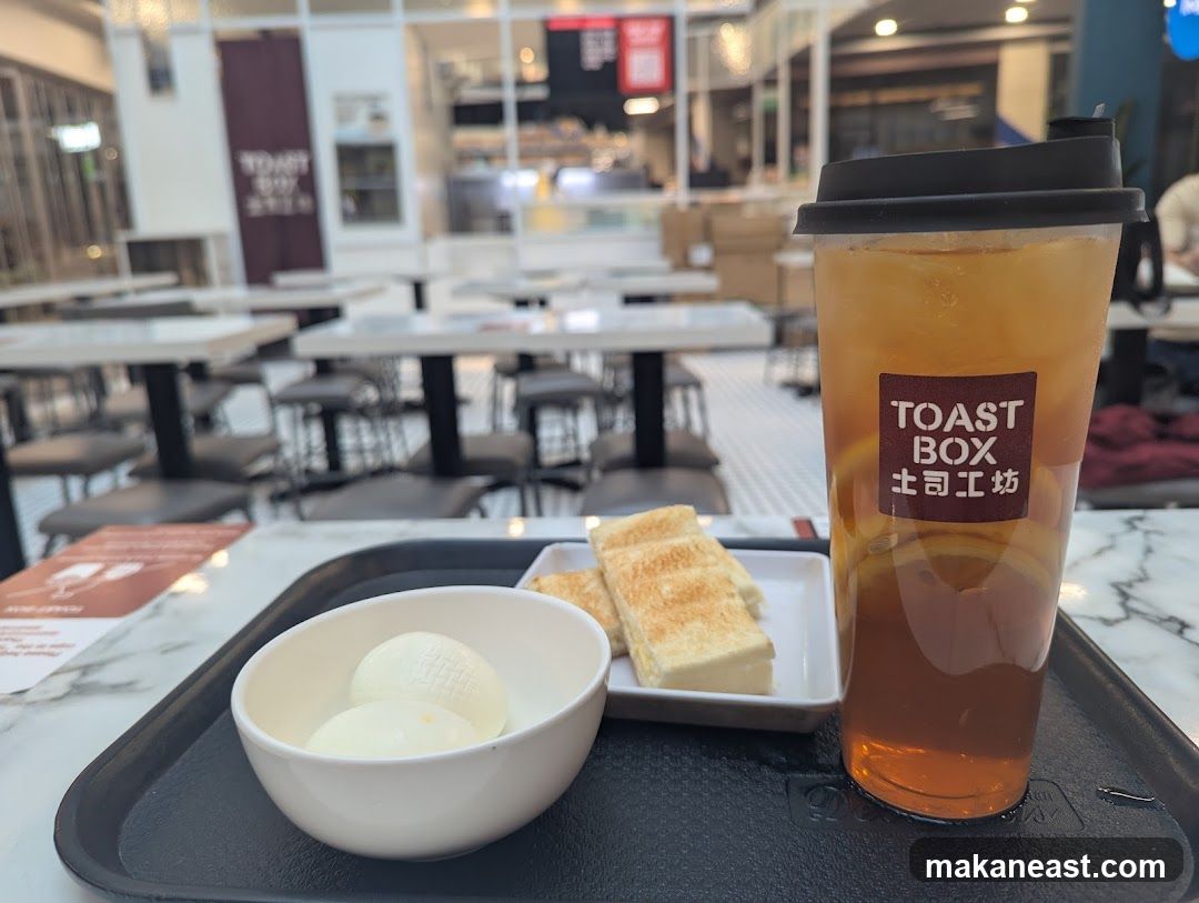 Toast Box Drink and Food