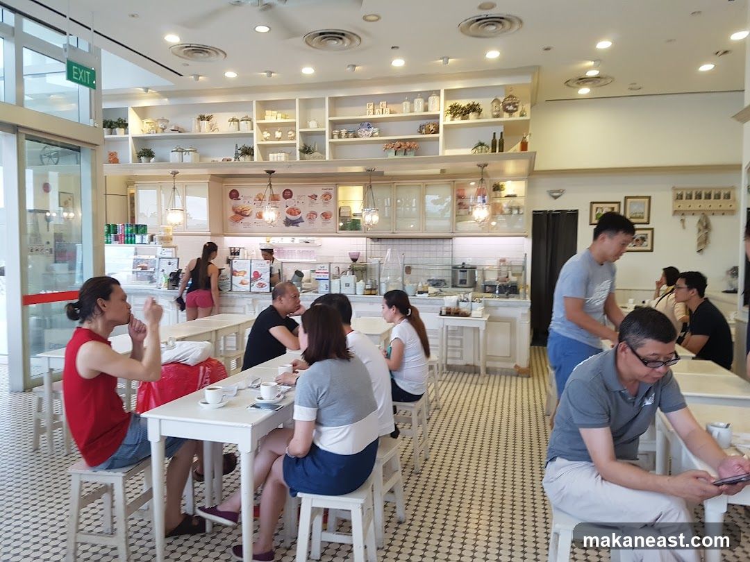 Cafe Interior with Patrons