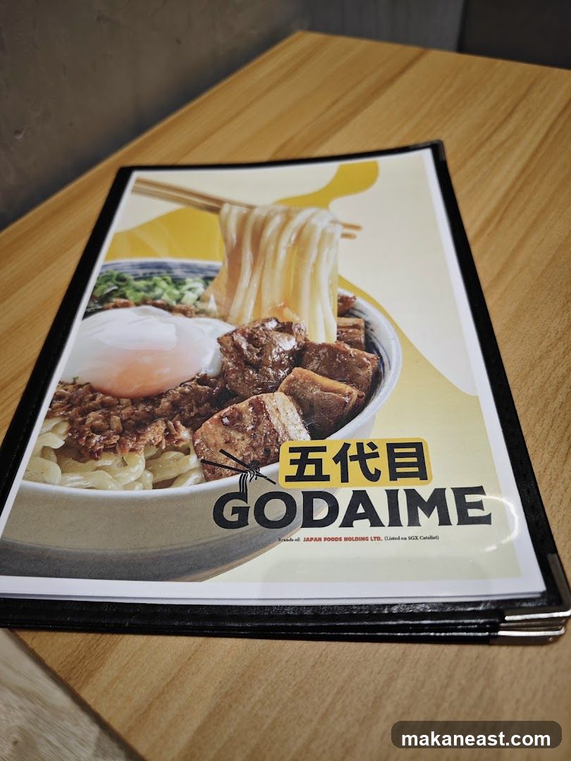 Godaime Menu