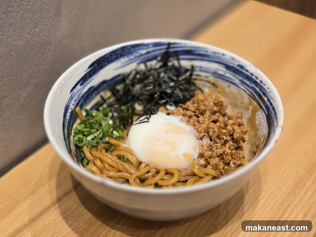 Noodle Bowl with Egg and Toppings