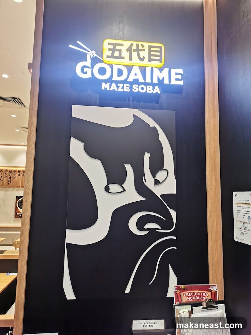 Godaime Maze Soba Signage