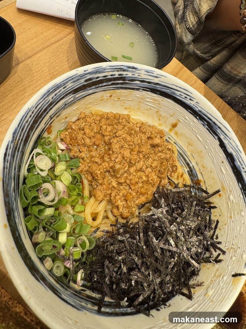 Noodle Dish with Toppings