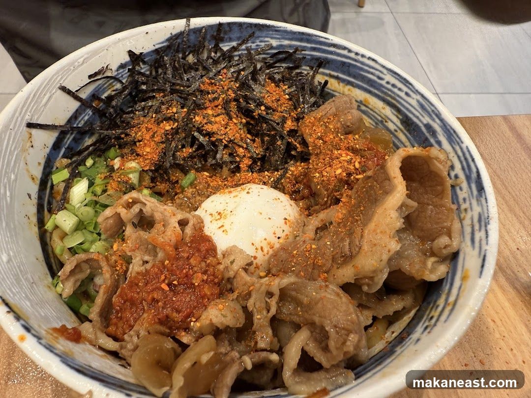Beef and Egg Bowl