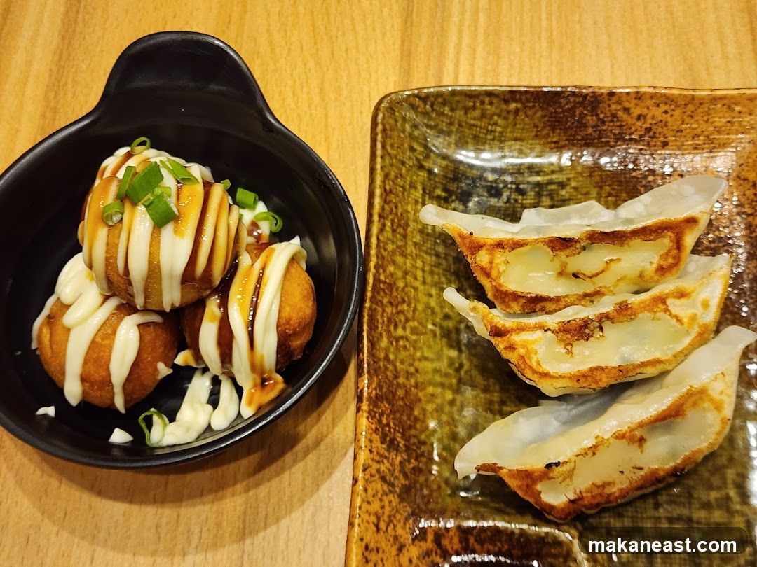 Takoyaki and Gyoza