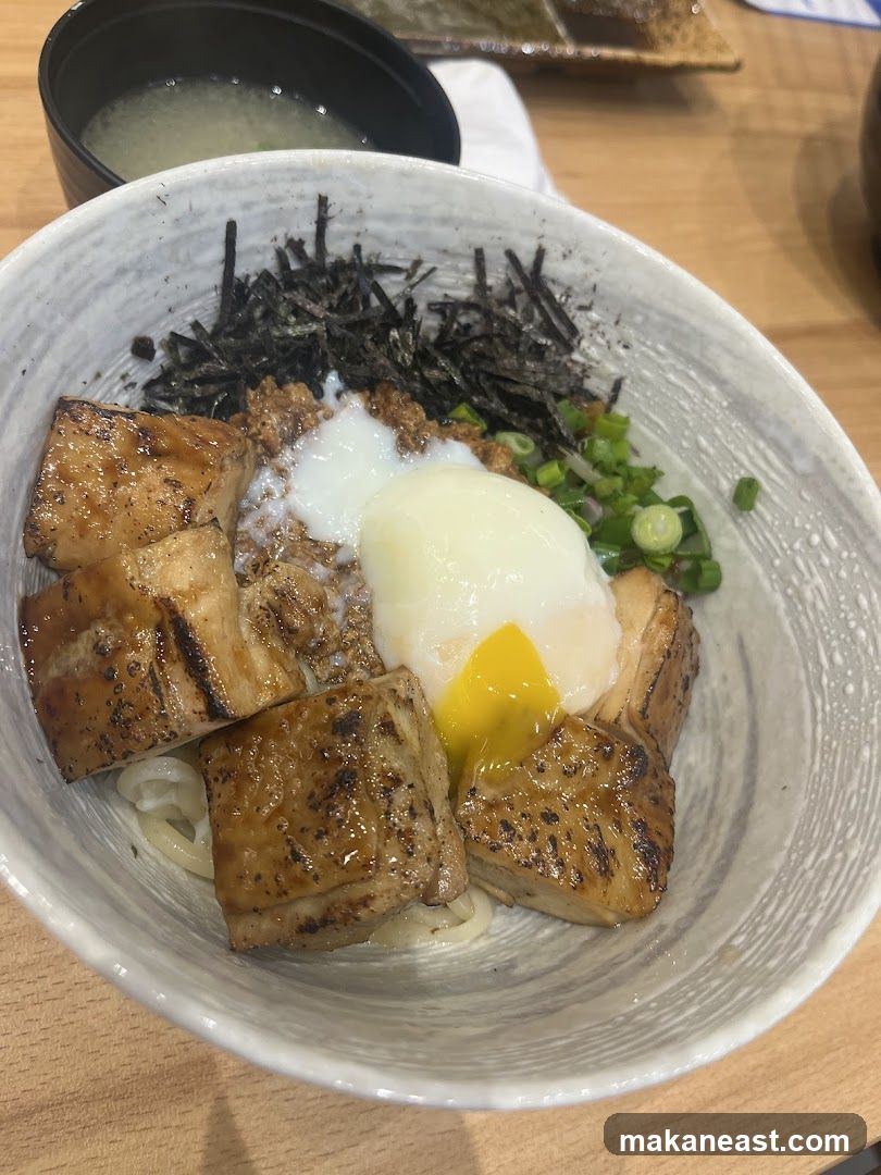Udon Noodles with Pork and Egg