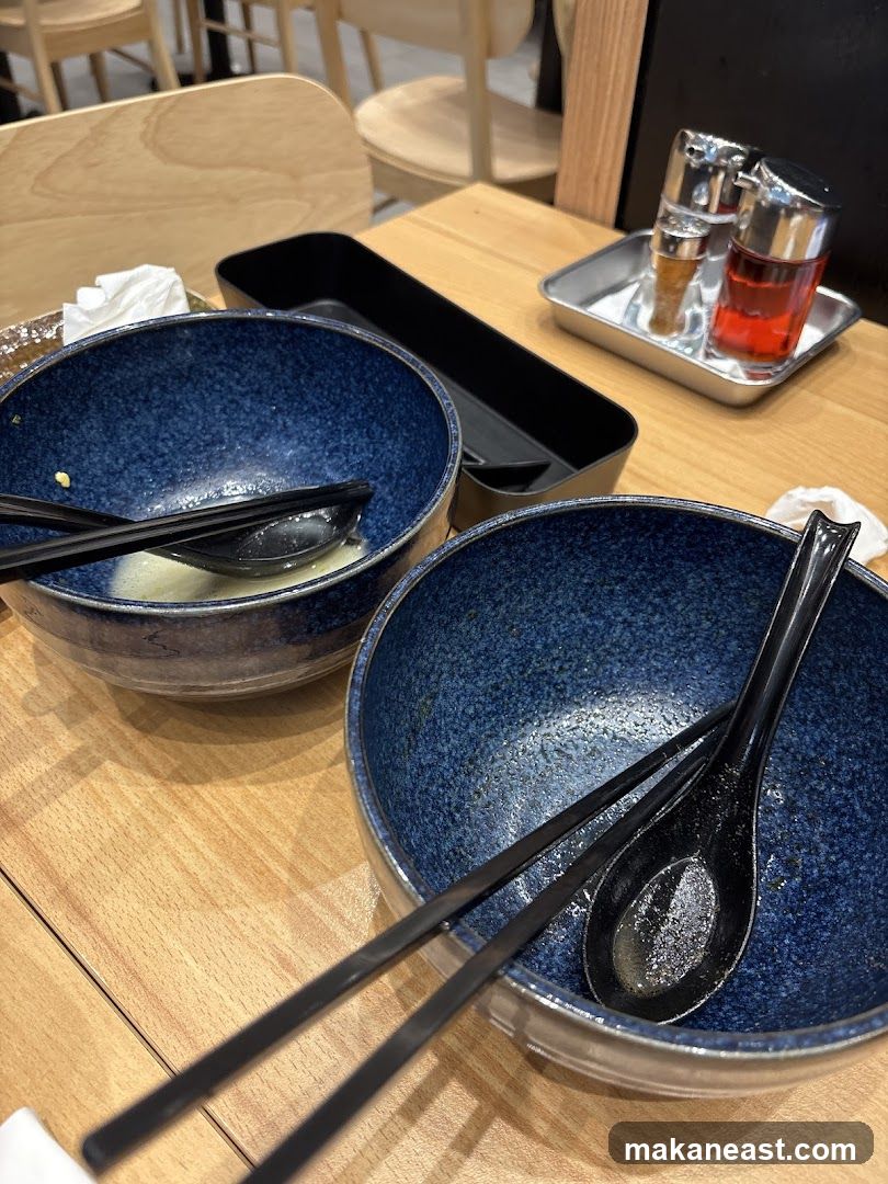 Empty Ramen Bowls
