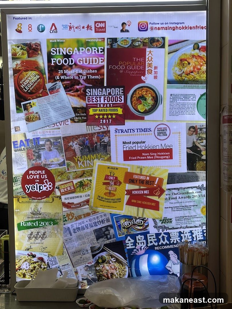 Collage of Food Reviews and Awards