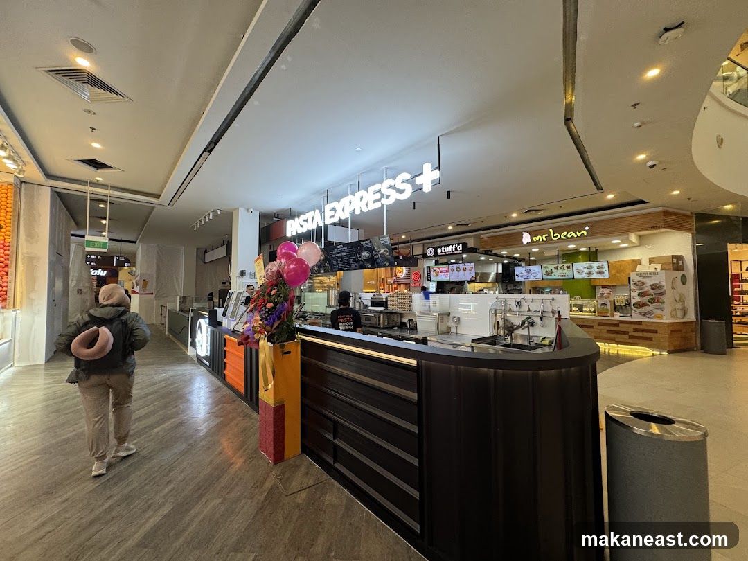Food court with multiple eateries