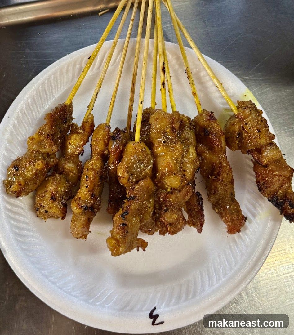 Chicken Satay Skewers