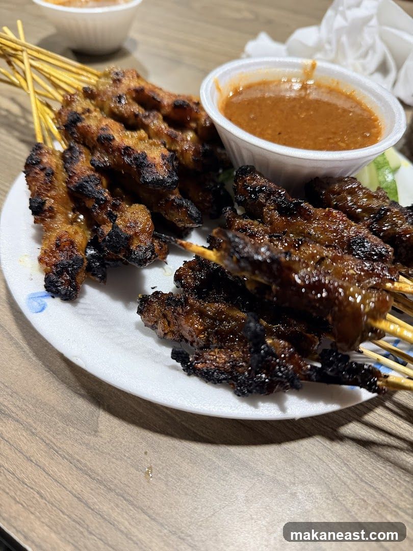 Chicken Satay with Peanut Sauce