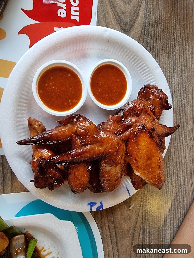 Chicken Wings with Dipping Sauce