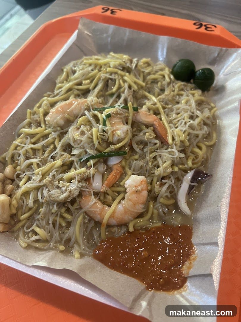 Noodles with Shrimp and Chili Sauce