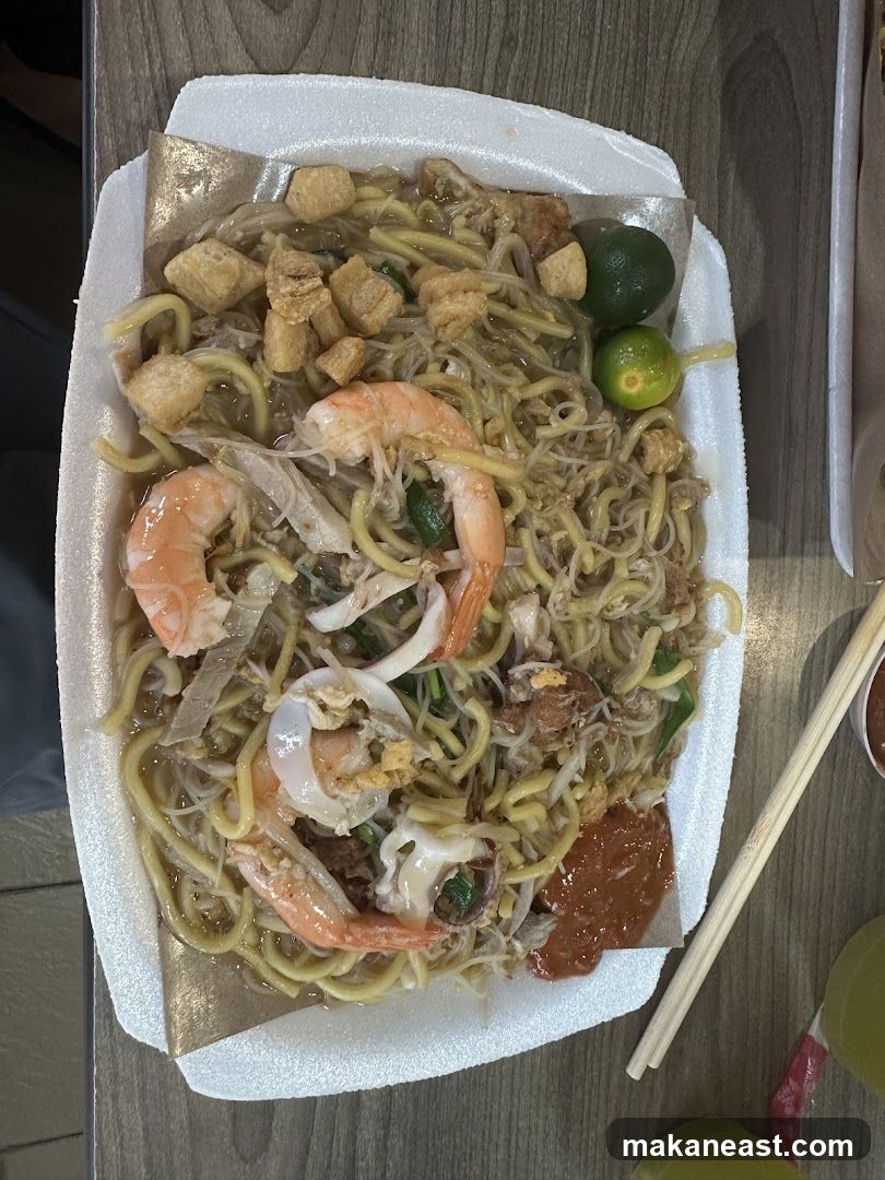 Noodles with Shrimp and Tofu