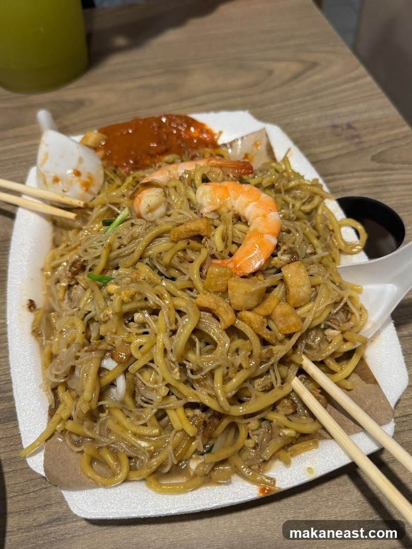 Noodles with Shrimp and Chili Sauce